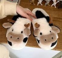 Cow Slippers