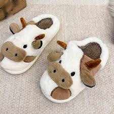 Cow Slippers